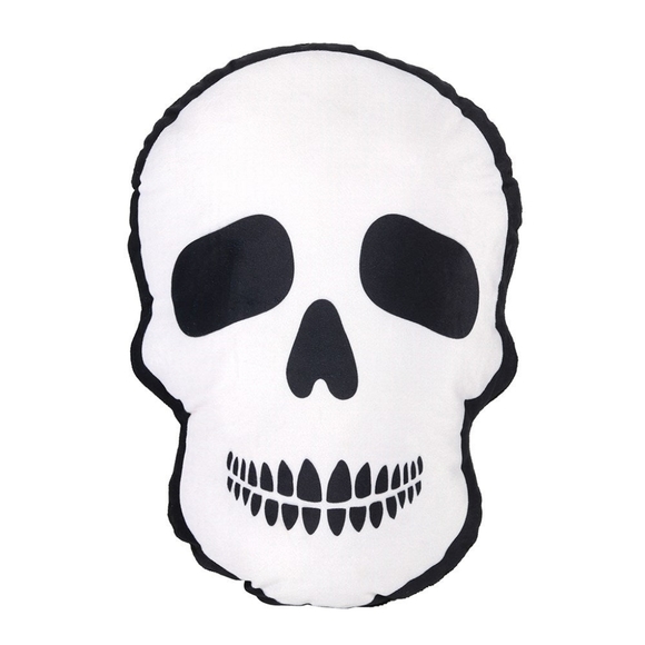 Skull Skeleton Pillow Cushion - Picture 1 of 3